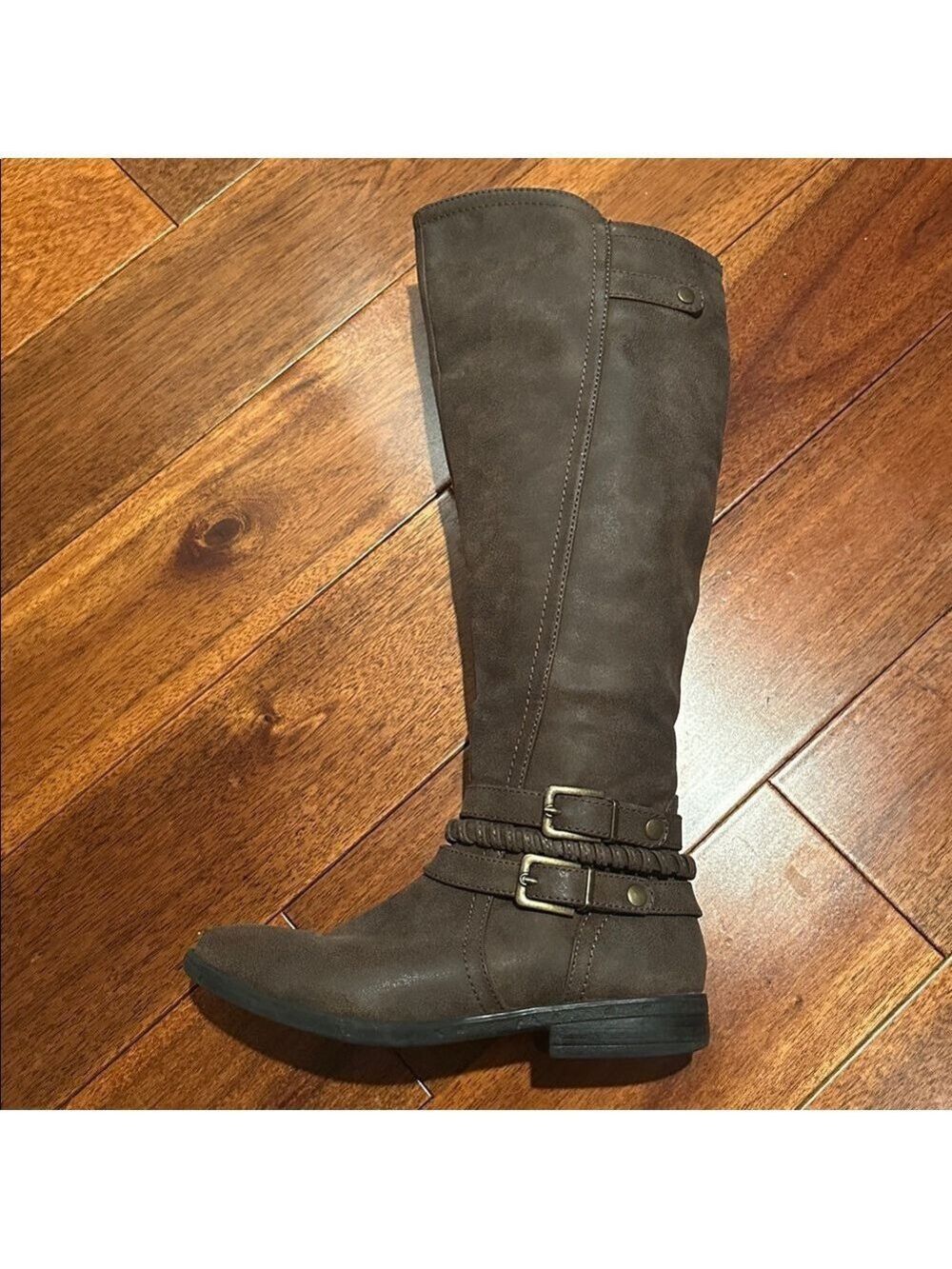 Rampage Brown Knee High Riding Boots Size 6M - Picture 3 of 10